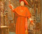 吉安 乔治斯 维伯特 : Cardinal Reading a Letter